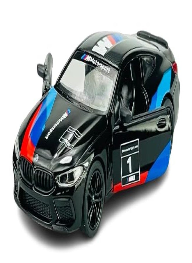 KITMEER KINS MARTS BM M8 Competition Coupe Black 1:38 DIE CAST Metal Model Toy Car for Toddlers Kids Boys Girls, Gift (Black) - Image 2